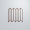 Ekena Millwork Medium Conroe Decorative Fretwork Wood Wall Panels, Walnut, 15 3/8"W x 15 3/8"H x 3/8"T WALW16X16X0375CREWA - alternate 3